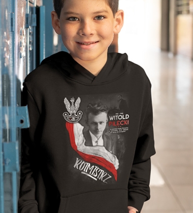 Bluza z kapturem dziecięca WITOLD PILECKI